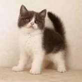 ブリティッシュショートヘア【静岡県・女の子・2025年9月27日・ブルー&ホワイト】の写真1