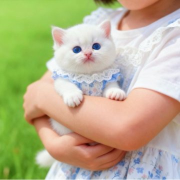 ブリティッシュショートヘア【埼玉県・女の子・2025年9月5日・ゴールデンポイント】の写真「✨小さなプリンセス、かごの中の宝物✨可愛い」