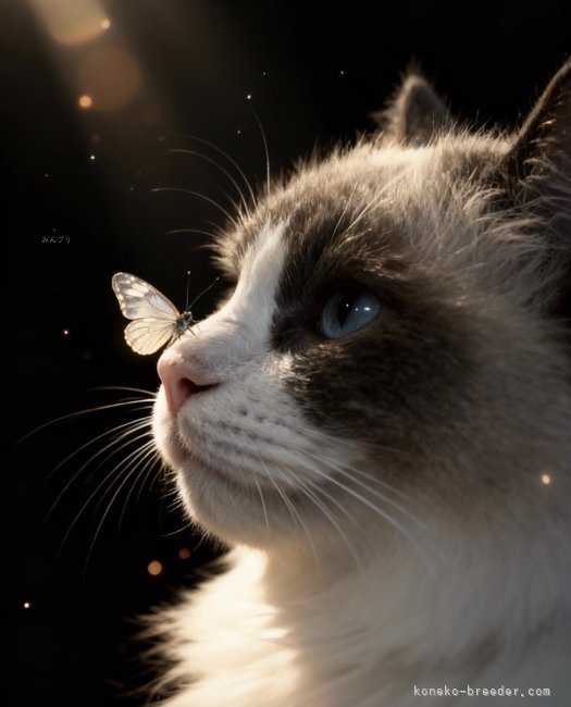 美月  Blue Point Bicolor｜松下　千春(まつした　ちはる)ブリーダー(鹿児島県・ラグドールなど・ICC登録)の紹介写真4