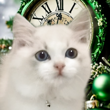 ラグドール【千葉県・男の子・2025年9月1日・ブルーリンクスバイカラー】の写真「可愛い天使でメロメロに♪」