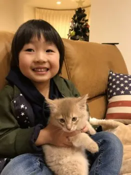 U.Family 様のお迎えした子猫